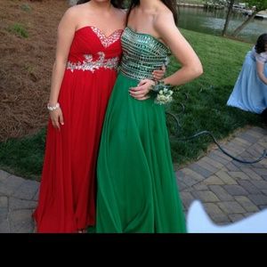 Sherri Hill prom dress (green dress)