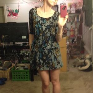 Dark patterned dress