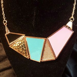 Multi-Colored Bib Necklace
