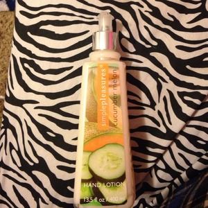 Cucumber melon hand lotion