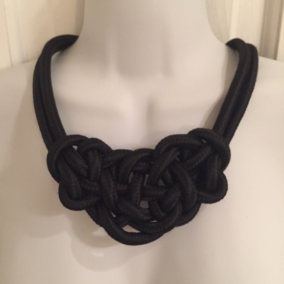 Jewelry - 🚫SOLD🚫 black knot necklace