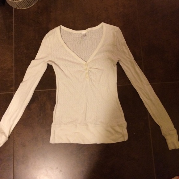 Old Navy white long sleeve top