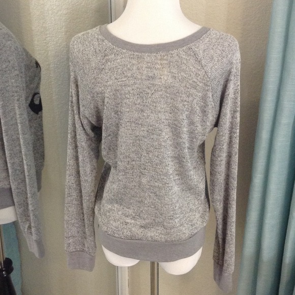 Grey Bonjour Sparkle Stash Sweater - Picture 2 of 4