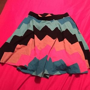 Multicolor Skater Skirt. 👗