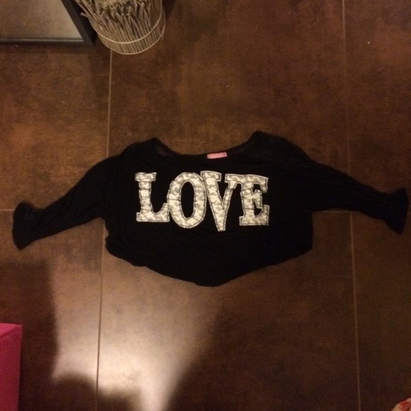 Dream girl black cropped top