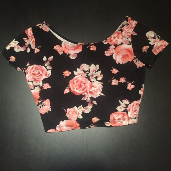 Floral crop top