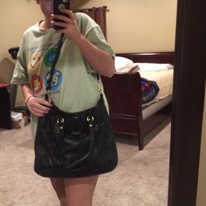 Authentic coach leather purse