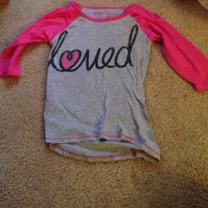 "loved" baseball tee