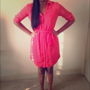 Button down dress by Express