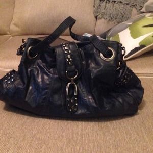 Jessica Simpson Navy leather purse