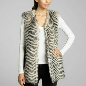 Betsey Johnson Faux Fur Vest