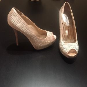 Sparkly high heels