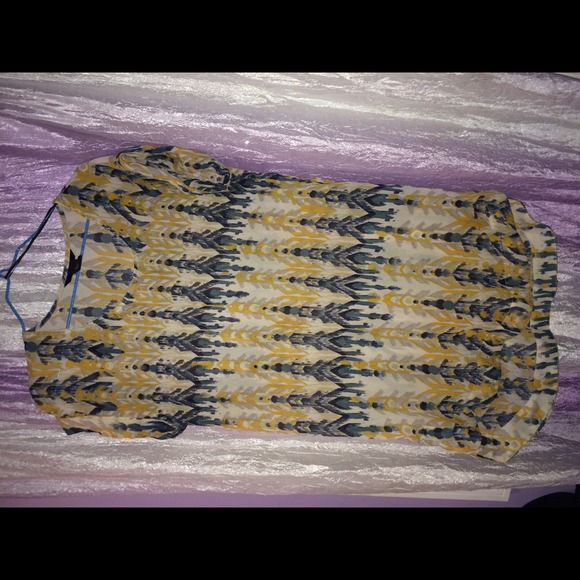 Tri colored light dress