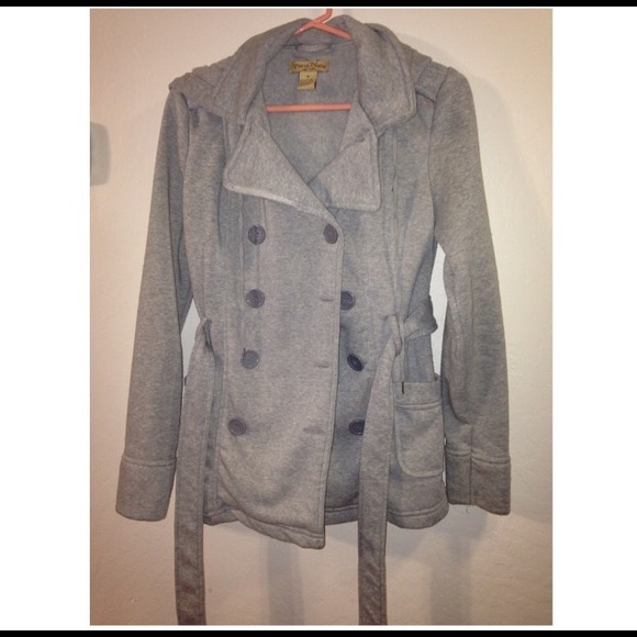 ON HOLD Grey Peacoat