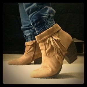 Western style ankle boots