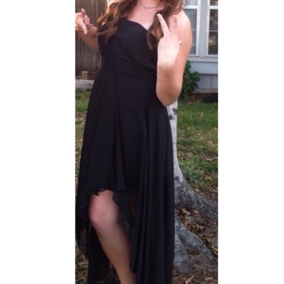 Black High-Low Prom/Homecoming Dress