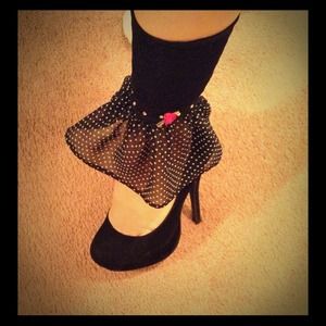 👠 HIGH HEEL Decorative leg warmers 👠