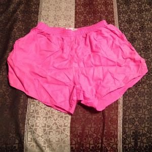 Hot pink soffe shorts