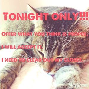 SALE IS FOR TONGHT ONLY!!!😊