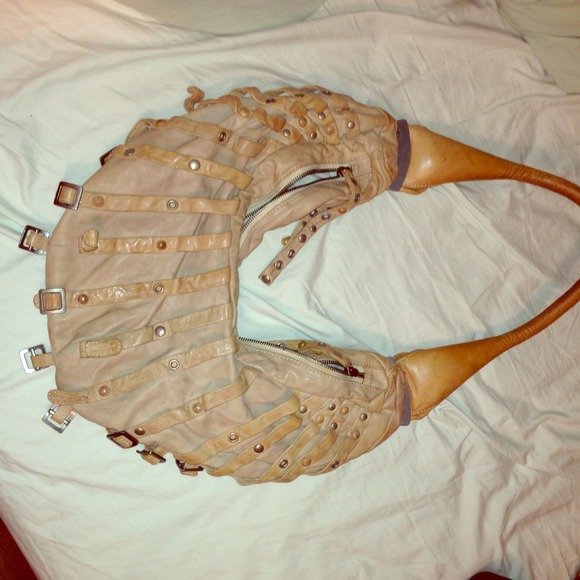 Diesel leather bag purse