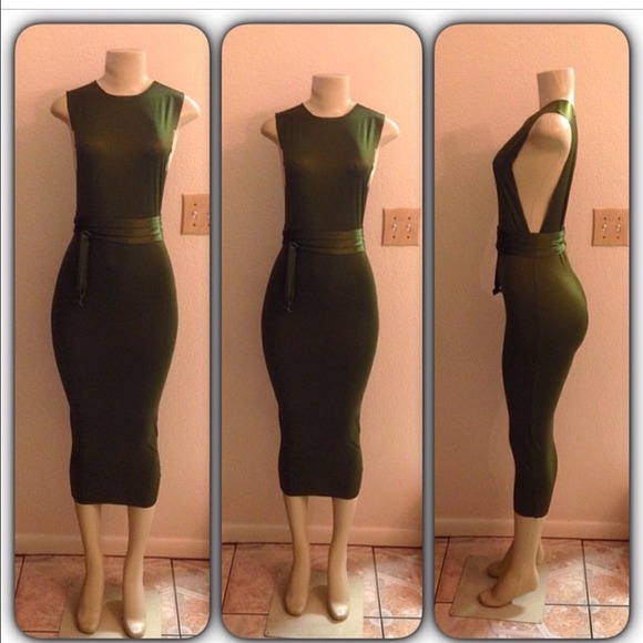 Beautiful olive green dress