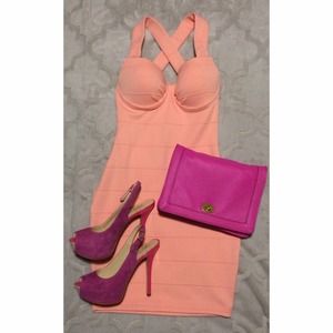 River Island Bodycon Bandage Dress ASOS UK 6/US 0