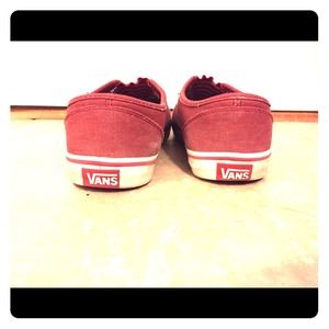 Red Slip-On Vans