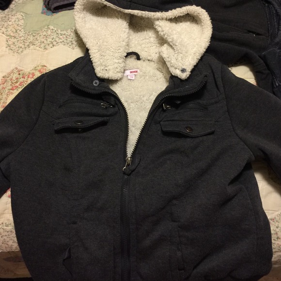 Gray zip up very good condition!! Worn twice
