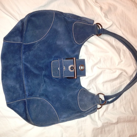 Pravda suede bag