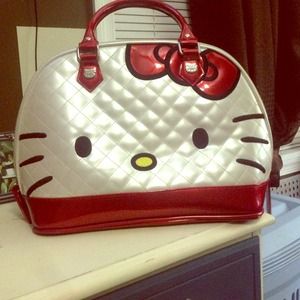 Red&white hello kitty shoulder bag
