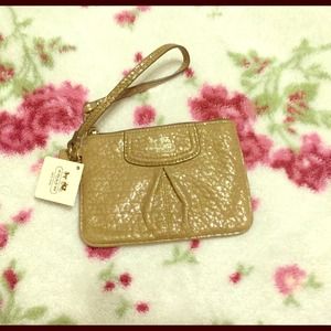 Coach small wristlet new