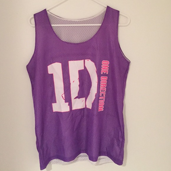 One Direction, basketball jersey like material