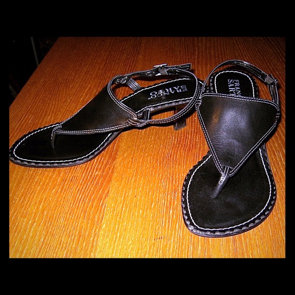 Franco Sarto Black Sandals