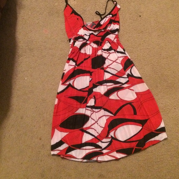 Red sundress
