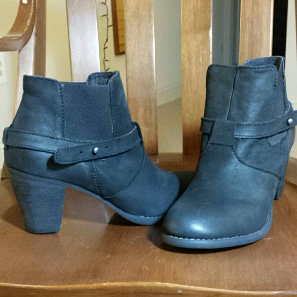 "Spunkk" Leather Ankle Boot, Black - Picture 1 of 4