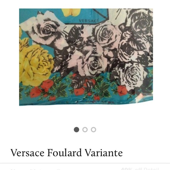 MARKED DOWN!! Versace silk scarf