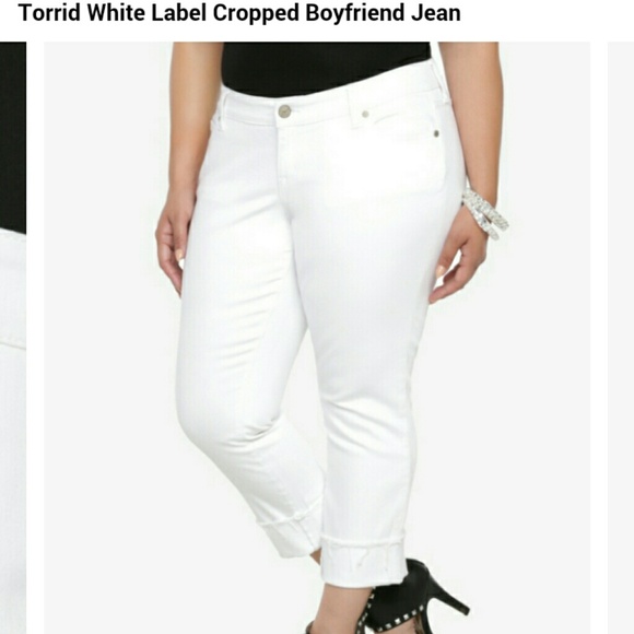 White Crop Demin