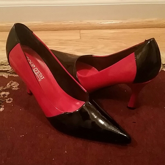 Black & Red 3 in Heels - Picture 1 of 4