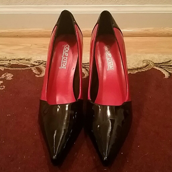 Black & Red 3 in Heels - Picture 4 of 4