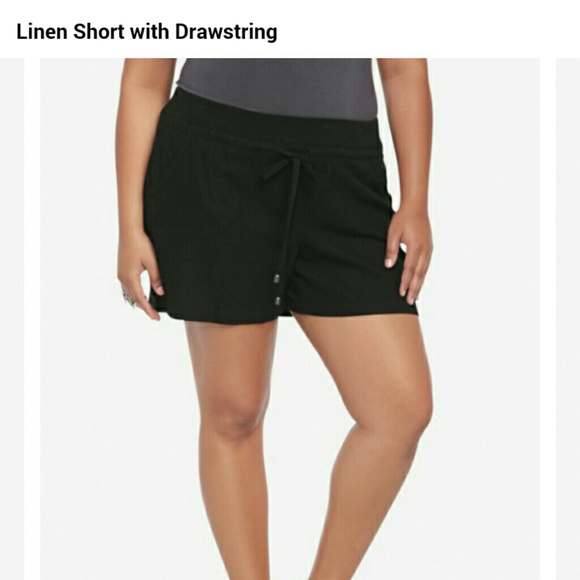 Draw String Linen Shorts