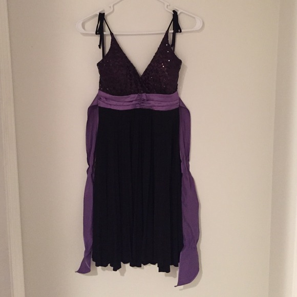Purple party dress