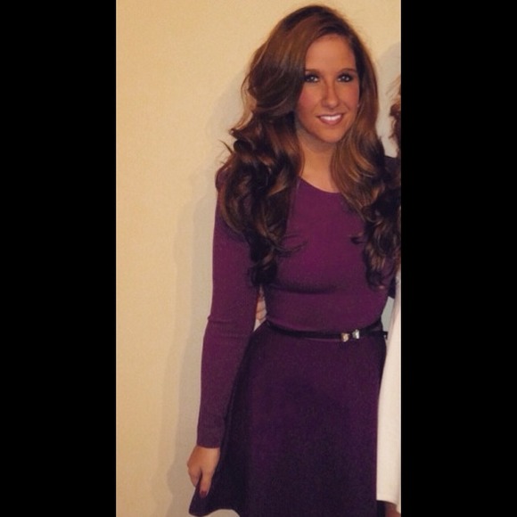 Kate Spade Long Sleeve Plum Dress