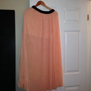 Peach skirt
