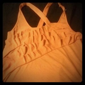 Orange tank top NWOT