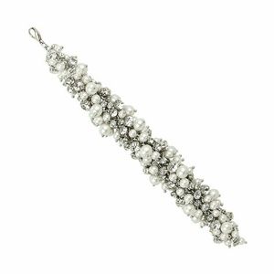Nina Swarovski Crystal and Pearl bracelet
