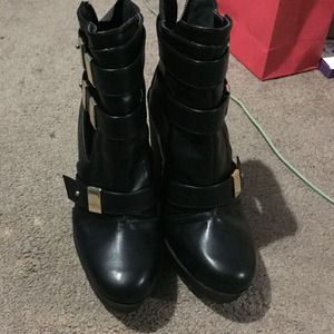 Black booties