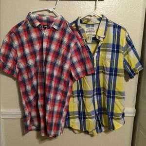 Men's bundle button up sleeveless