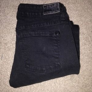 Bullhead extreme skinny black jeans