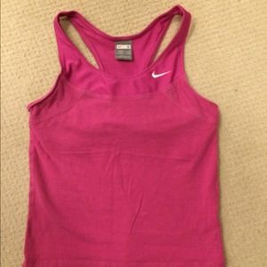 Nike pink workout top