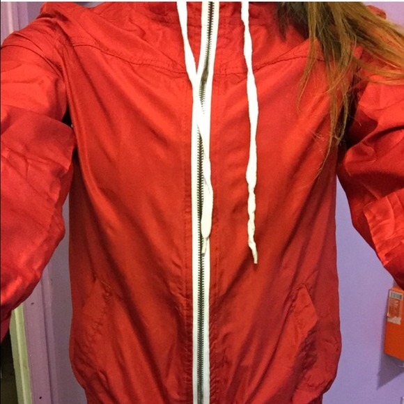 Zine Jester Red Windbreaker Zine Jester Red Windbreaker